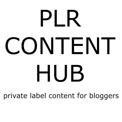 plr.comhub|Private Label Rights .